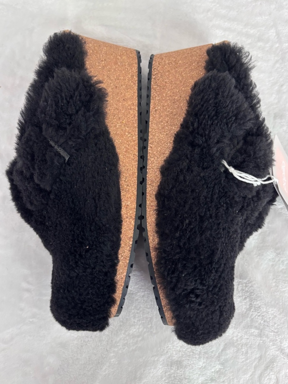 BIRKENSTOCK Papillio Fanny Teddy Shearling Heeled Slip On Clog--NWT--8 - Picture 6 of 15